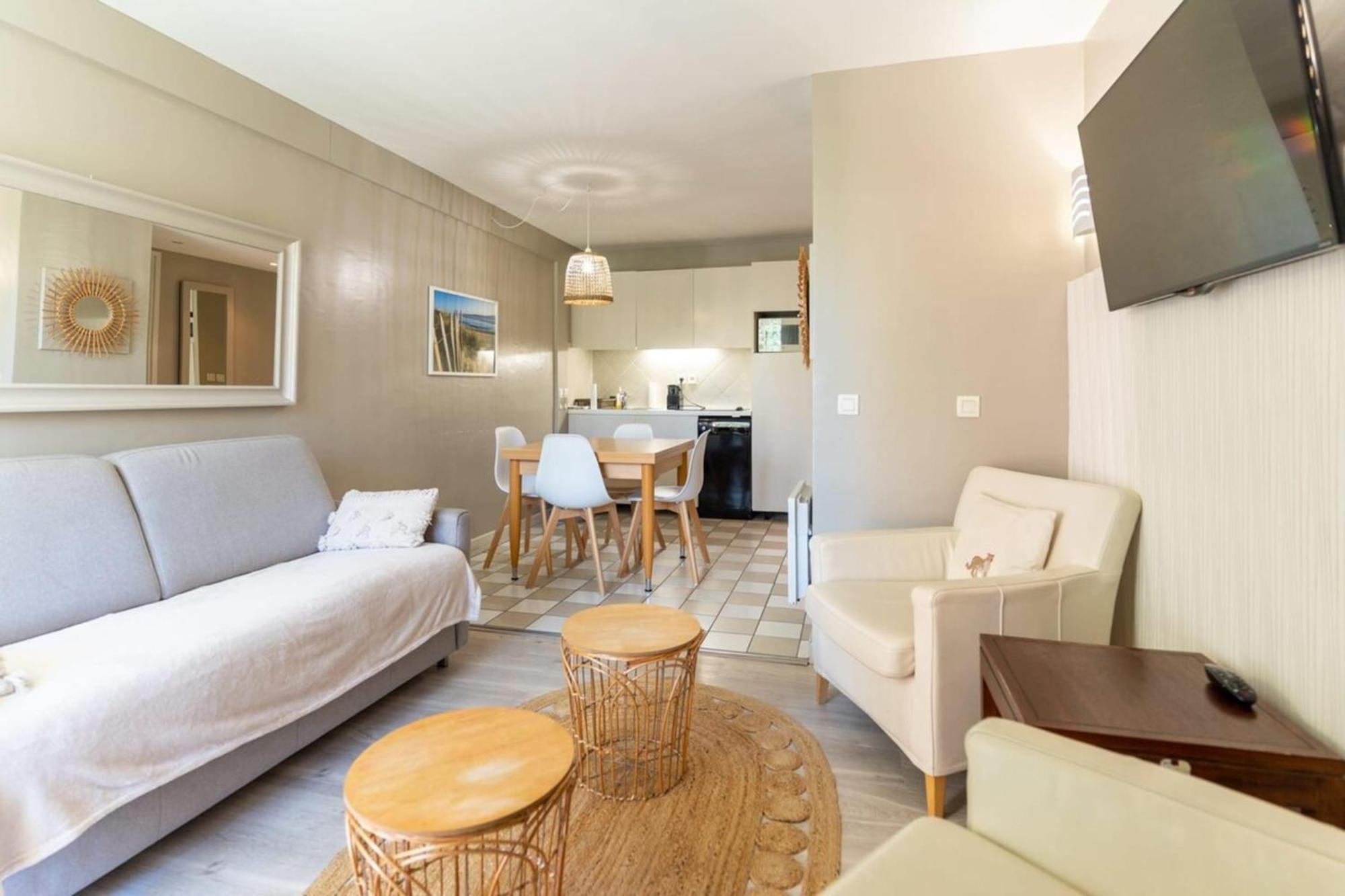 Beautiful Flat With Swimming Pool Tennis Court And Free Parking 117 Le Touquet 외부 사진